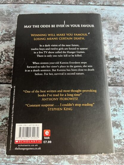 An image of a book by Suzanne Collins - The Hunger Games
