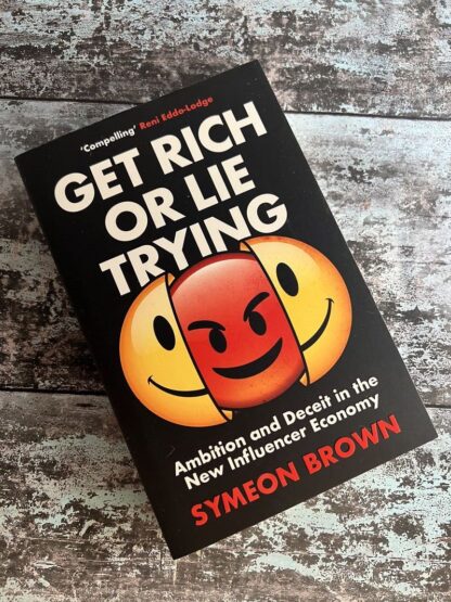 An image of a book by Symeon Brown - Get Rich or Lie Trying