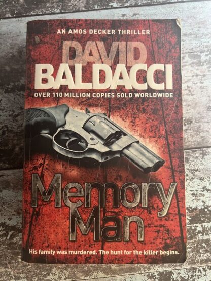 An image of a book by David Baldacci - Memory Man