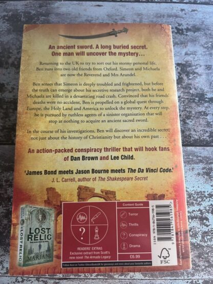 An image of a book by Scott Mariani - The Secret Sword