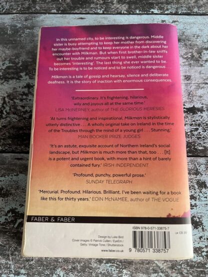 An image of a book by Anna Burns - Milkman
