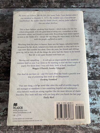 An image of a book by Alice Sebold - The Lovely Bones