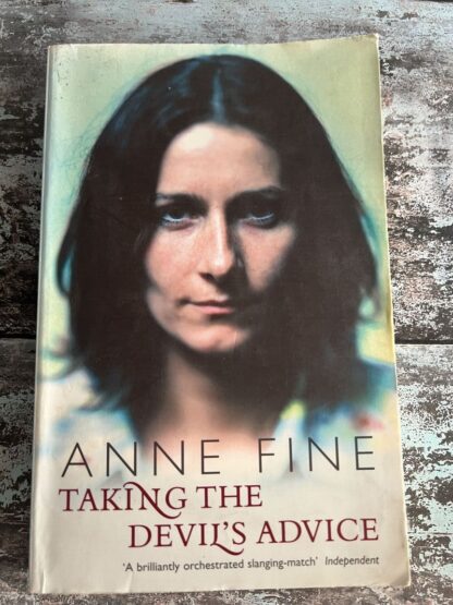 An image of a book by Anne Fine - Taking the Devil's Advice