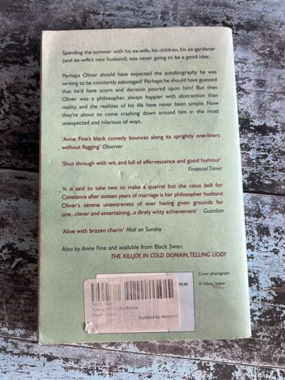 An image of a book by Anne Fine - Taking the Devil's Advice