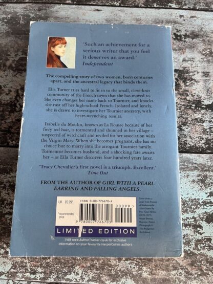 An image of a book by Tracy Chevalier.- The Virgin Blue