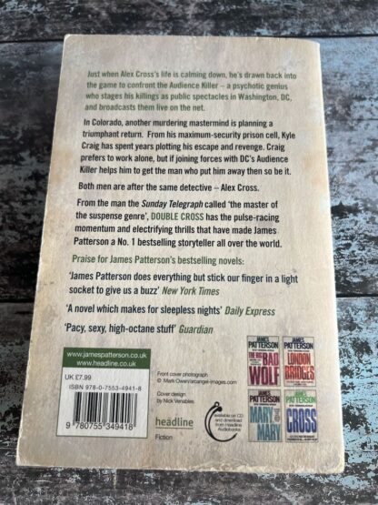 An image of a book by James Patterson - Double Cross
