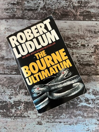 An image of a book by Robert Ludlum - The Bourne Ultimatum