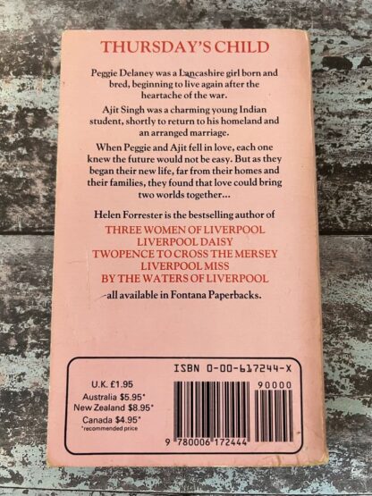 An image of a book by Helen Forrester - Thursday's Child