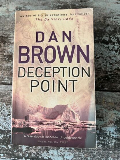 An image of a book by Dan Brown - Deception Point