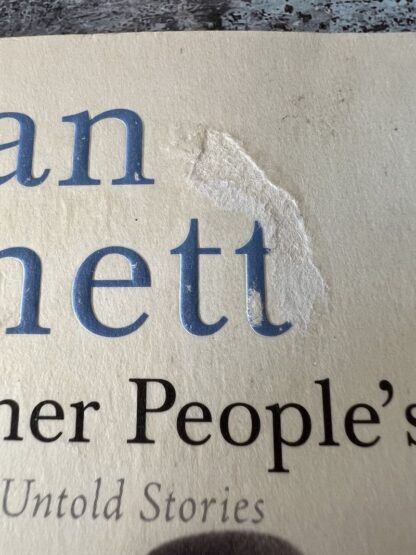 An image of a book by Alan Bennett - A Life Like Other People's