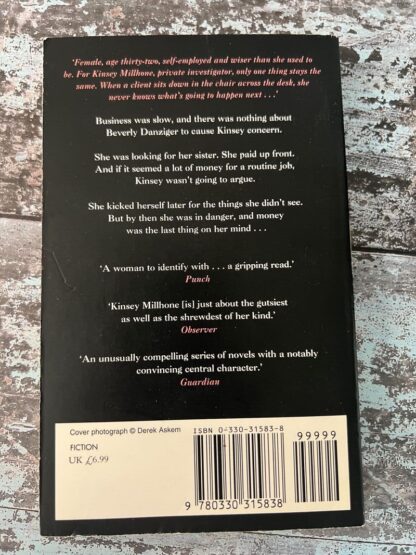 An image of a book by Sue Grafton - B is for Burglar