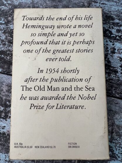 An image of a book by Ernest Hemingway - The Old Man and the Sea