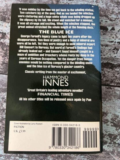 An image of a book by Hammond Innes - The Blue Ice