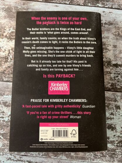 An image of a book by Kimberley Chambers - Payback