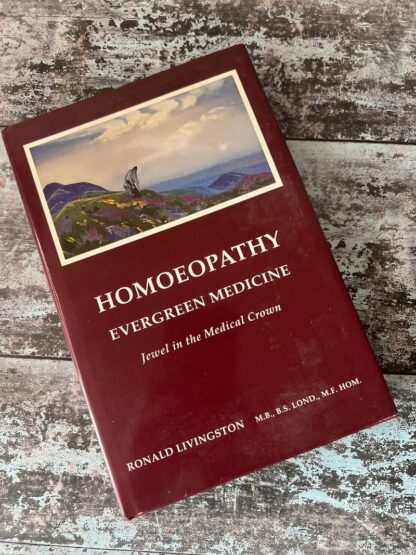 An image of a book by Ronald Livingston - Homoeopathy
