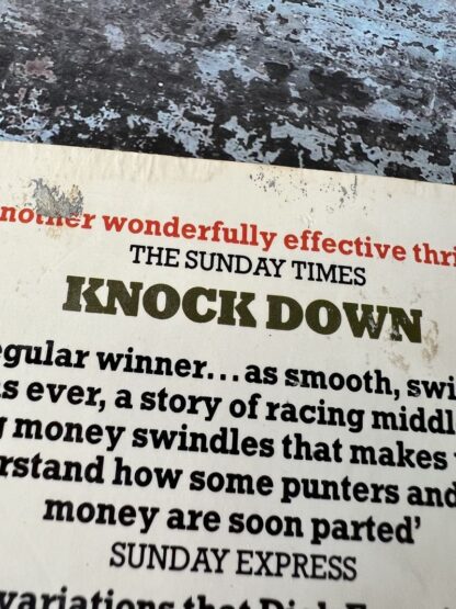 An image of a book by Dick Francis - Knock Down