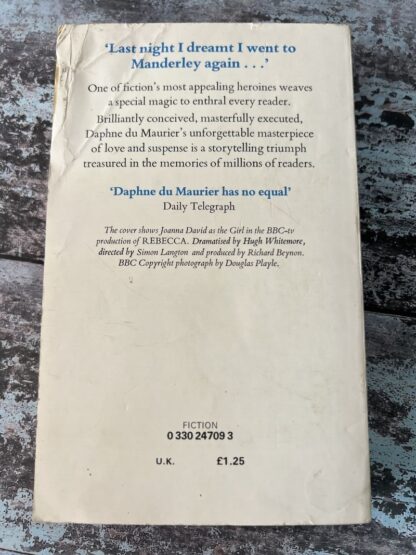 An image of a book by Daphne Du Maurier - Rebecca
