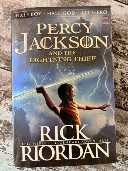 An image of a book by Rick Riordan - Percy Jackson and the Lightning Thief
