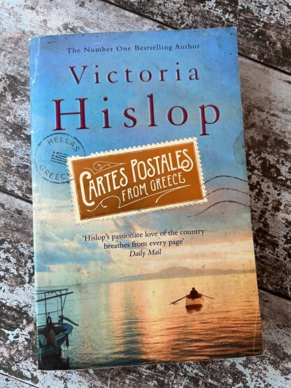 An image of a book by Victoria Hislop - Cartes Postales from Greece