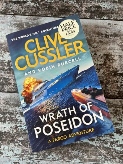 An image of a book by Clive Cussler - Wrath of Poseidon