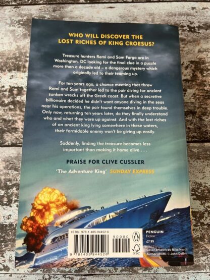 An image of a book by Clive Cussler - Wrath of Poseidon