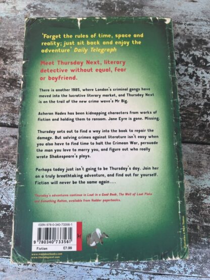 An image of a book by Jasper Fforde - The Eyre Affair