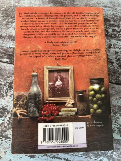 An image of a book by Joanne Harris - Blackberry Wine