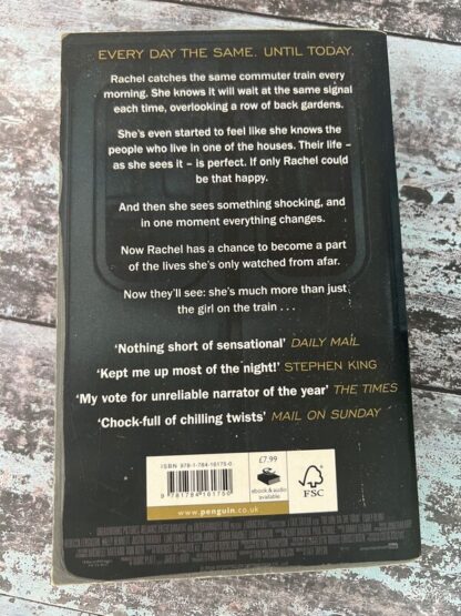 An image of a book by Paula Hawkins - The Girl on the Train