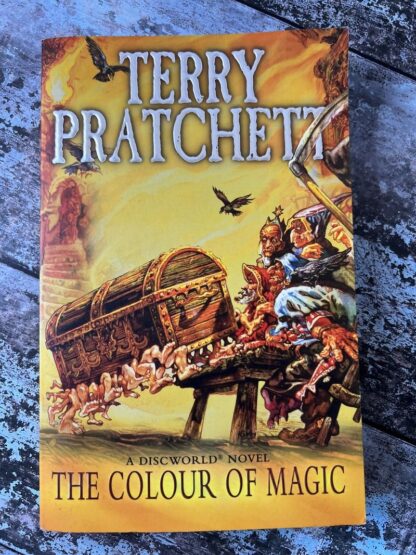 An image of a book by Terry Pratchett - The Colour of Magic