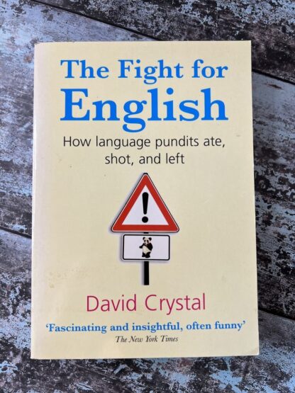 An image of a book by David Crystal - The Fight for English