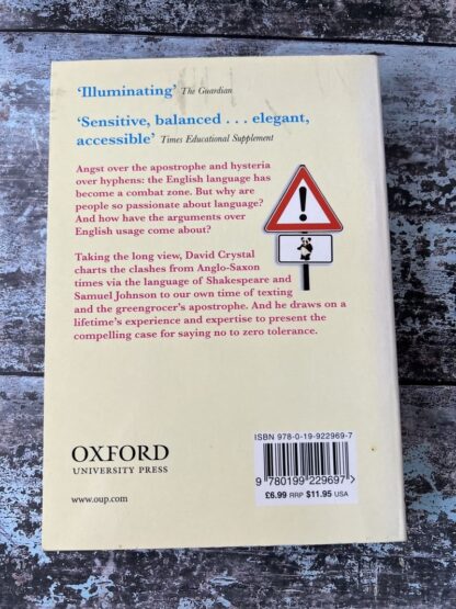 An image of a book by David Crystal - The Fight for English