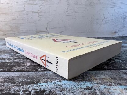 An image of a book by David Crystal - The Fight for English