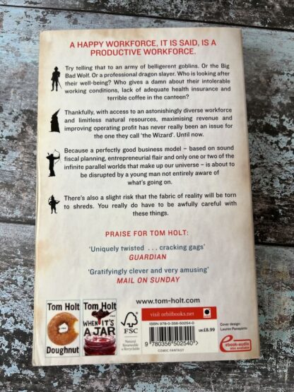 An image of a book by Tom Holt - The Outsorcerer's Apprentice