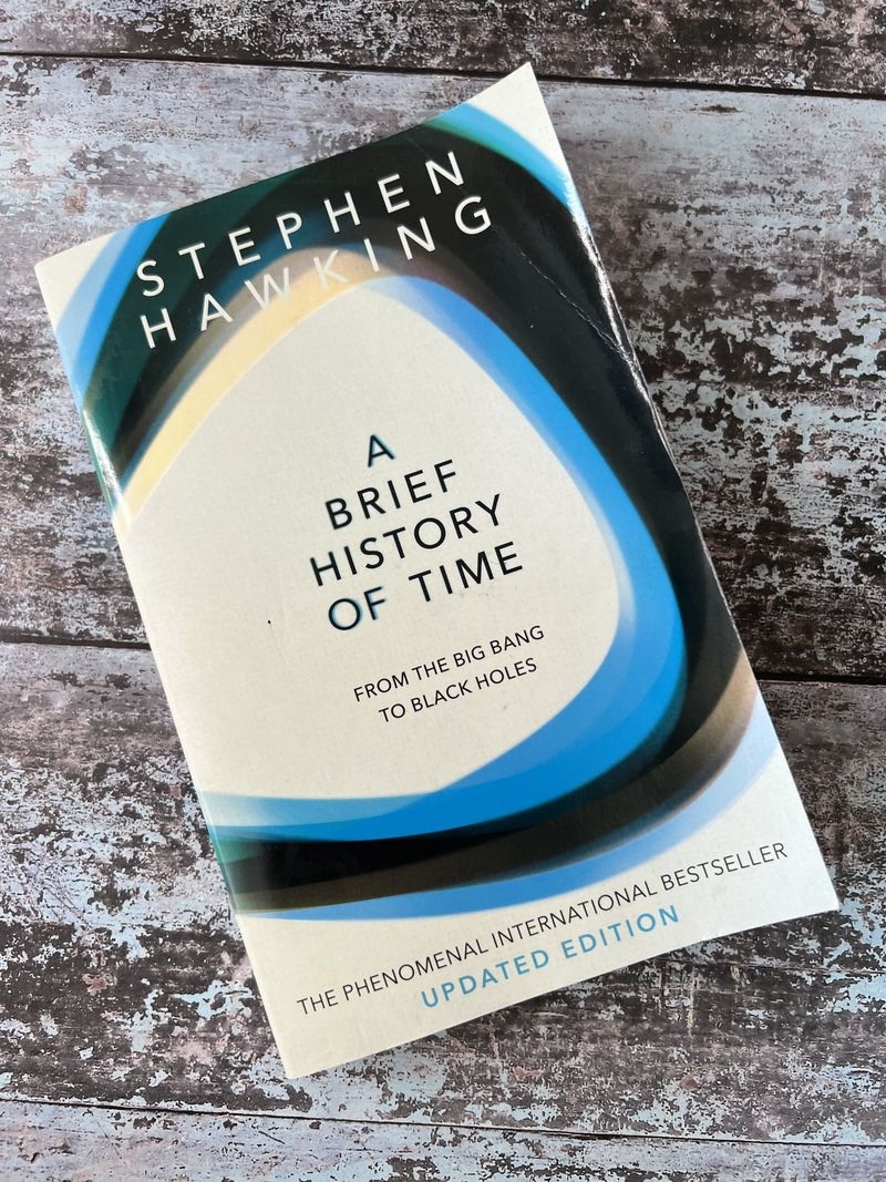 An image of a book by Stephen Hawking - A Brief History of Time