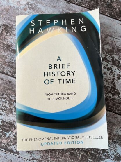 An image of a book by Stephen Hawking - A Brief History of Time