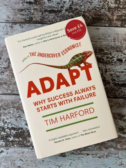 An image of a book by Tim Hartford - Adapt