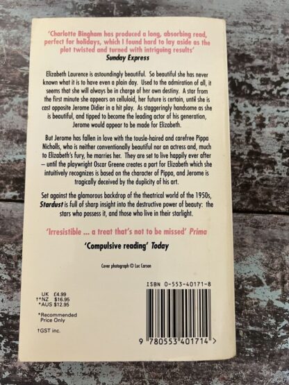 An image of a book by Charlotte Bingham - Stardust