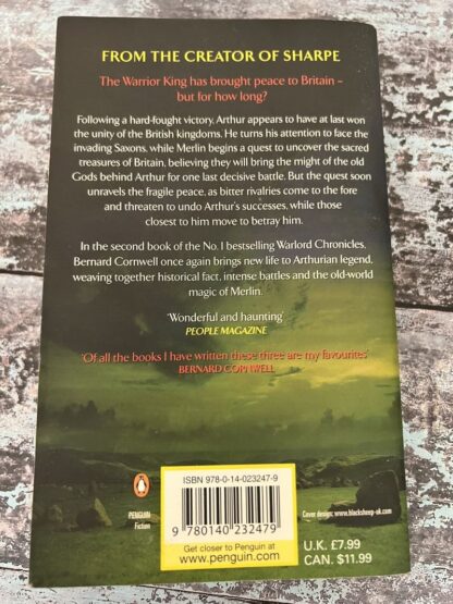 An image of a book by Bernard Cornwell - Enemy of God