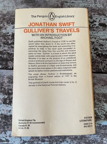 An image of a book by Jonathan Swift - Gulliver's Travels