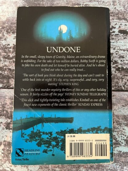 An image of a book by Michael Kimball - Undone
