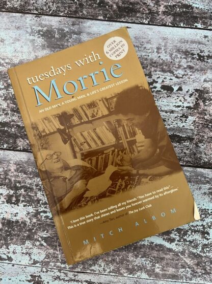 An image of a book by Mitch Albom - Tuesdays with Morrie