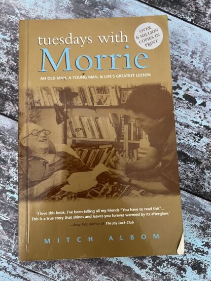 An image of a book by Mitch Albom - Tuesdays with Morrie