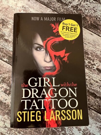 An image of a book by Stieg Larsson - The Girl with the Dragon Tattoo