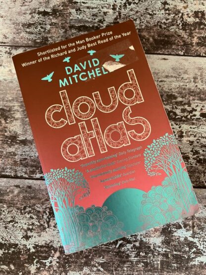 An image of a book by David Mitchell - Cloud Atlas