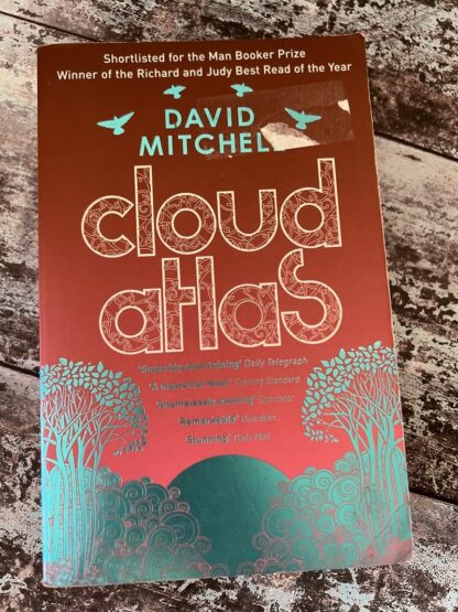 An image of a book by David Mitchell - Cloud Atlas