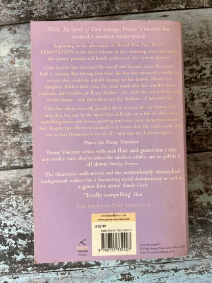 An image of a book by Penny Vincenzi - Into Temptation