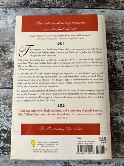 An image of a book by Rebecca Ann Collins - Mr Darcy's Daughter