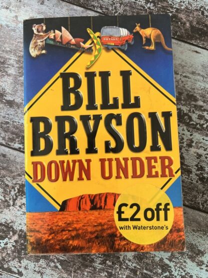 An image of a book by Bill Bryson - Down Under
