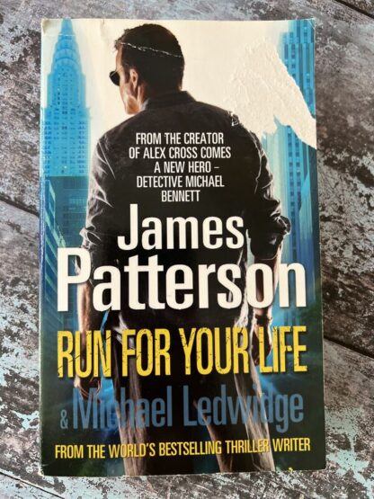 An image of a book by James Patterson - Run for your life