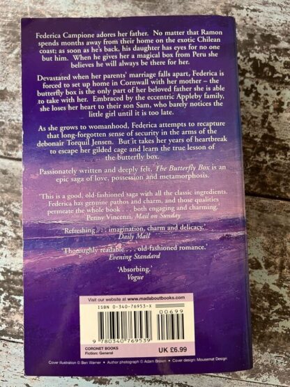 An image of a book by Santa Montefiore - The butterfly Box